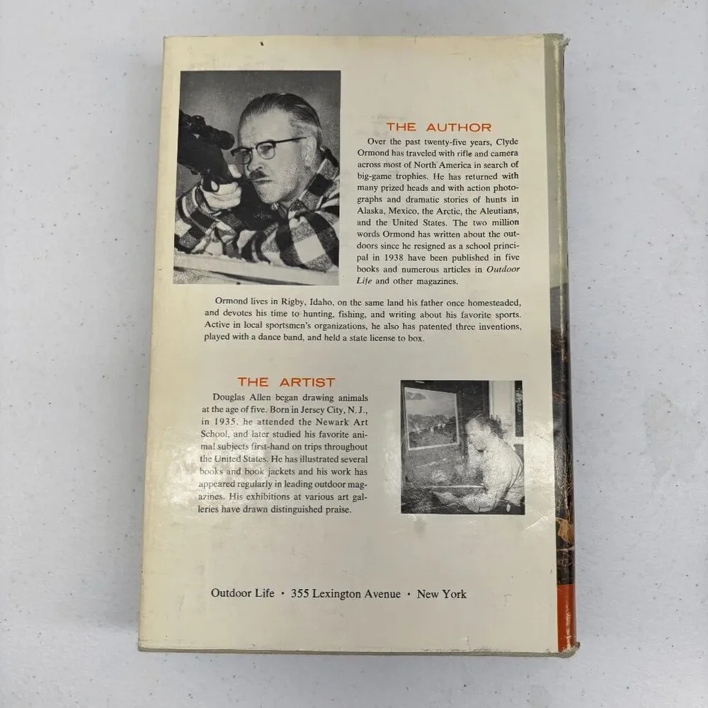 Vintage 1963 Outdoor Life Complete Book of Hunting by Clyde Ormond‎ HCDJ Nice!